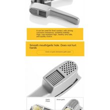 Load image into Gallery viewer, Unique Design Kitchen Household Manual Garlic Press Aluminum Alloy Garlic Maker Garlic Squeeze Garlic Press Kitchen Gadget
