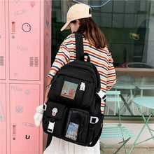 Load image into Gallery viewer, Unique Design Large Capacity With Multi-pocket Backpack For Women And Girls Waterproof College/School/Treval Bags
