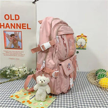 Load image into Gallery viewer, Unique Design Large Capacity With Multi-pocket Backpack For Women And Girls Waterproof College/School/Treval Bags
