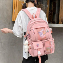 Load image into Gallery viewer, Unique Design Large Capacity With Multi-pocket Backpack For Women And Girls Waterproof College/School/Treval Bags

