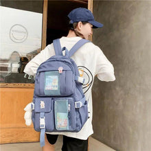 Load image into Gallery viewer, Unique Design Large Capacity With Multi-pocket Backpack For Women And Girls Waterproof College/School/Treval Bags
