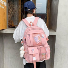 Load image into Gallery viewer, Unique Design Large Capacity With Multi-pocket Backpack For Women And Girls Waterproof College/School/Treval Bags
