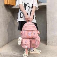 Load image into Gallery viewer, Unique Design Large Capacity With Multi-pocket Backpack For Women And Girls Waterproof College/School/Treval Bags

