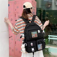 Load image into Gallery viewer, Unique Design Large Capacity With Multi-pocket Backpack For Women And Girls Waterproof College/School/Treval Bags

