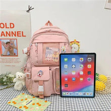 Load image into Gallery viewer, Unique Design Large Capacity With Multi-pocket Backpack For Women And Girls Waterproof College/School/Treval Bags
