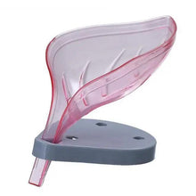 Load image into Gallery viewer, Unique Design Leaf Shape Soap Box Drain Soap Holder Box Bathroom Accessories Toilet Laundry Soap Box Bathroom Supplies Tray Gadgets
