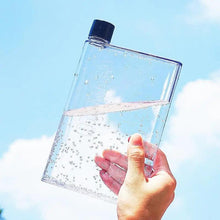 将图片加载到图库查看器，Unique Design Portable Book Paper Cup Botlte Flat Water Bottle Clear Paper Pad Water Bottle Flat Drinks Kettle Notebook Drink Bottle for Water
