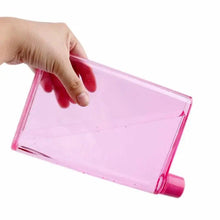 将图片加载到图库查看器，Unique Design Portable Book Paper Cup Botlte Flat Water Bottle Clear Paper Pad Water Bottle Flat Drinks Kettle Notebook Drink Bottle for Water

