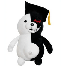 将图片加载到图库查看器，Unique Design Super Danganronpa 2 Monokuma Black &amp; White Bear Plush Toy Soft Stuffed Animal Dolls Birthday Gift for Children
