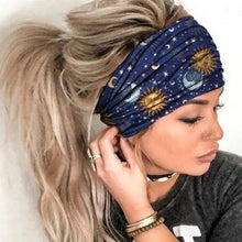 Load image into Gallery viewer, Unique Design Women's Summer Hair Bands Print Headband Stylish Cross Turban Bandanas Hair Accessories Headwrap Headwear Gift
