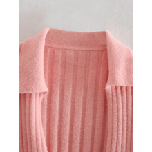 将图片加载到图库查看器，Unique Design Women's Sweater Solid Cross V-Neck Lace Up Bow Jumpers Long Sleeve Cardigan Female Spring Knitted Coat
