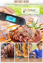 Load image into Gallery viewer, Unique Food Kitchen Digital Meat Thermometer  BBQ Instant Read Food Thermometer Waterproof With Backlight And Magnet For Kitchen Cooking Grilling BBQ Backing Liquids Oil Waterproof Kitchen Thermometer For Cooking Tools
