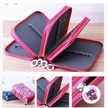 将图片加载到图库查看器，Unique Purple Cute Big 36/48/72 Holes Stationery Students Pencil Case High Quality Large Capacity Pencil Box

