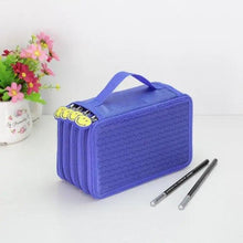 将图片加载到图库查看器，Unique Purple Cute Big 36/48/72 Holes Stationery Students Pencil Case High Quality Large Capacity Pencil Box
