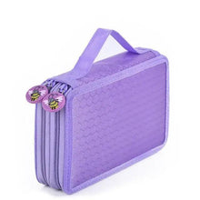 将图片加载到图库查看器，Unique Purple Cute Big 36/48/72 Holes Stationery Students Pencil Case High Quality Large Capacity Pencil Box

