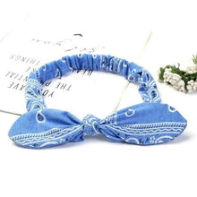 将图片加载到图库查看器，Unique Style Women's Soft Solid Print Headbands Vintage Cross Knot Elastic Hairbands Bandanas Girls Hair Bands Hair Accessories
