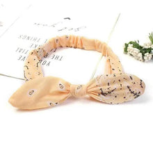 将图片加载到图库查看器，Unique Style Women's Soft Solid Print Headbands Vintage Cross Knot Elastic Hairbands Bandanas Girls Hair Bands Hair Accessories
