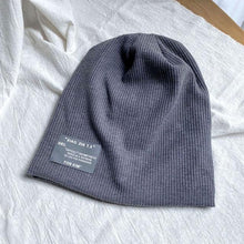 将图片加载到图库查看器，Unisex Beanie Hats Autumn Comfortable Cotton Hat  Men Retro Knitted Hat Women Balaclava Sports Kerchief Bobble Hat  Spring Knit Slouchy Lightweight Knit Hat Slouch Cap Casual Box Skellies Beanies Thin Bonnet Cap Autumn Casual Beanies Hat
