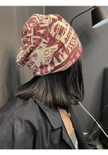 将图片加载到图库查看器，Unisex Beanie Hats Autumn Comfortable Cotton Hat  Men Retro Knitted Hat Women Balaclava Sports Kerchief Bobble Hat  Spring Knit Slouchy Lightweight Knit Hat Slouch Cap Casual Box Skellies Beanies Thin Bonnet Cap Autumn Casual Beanies Hat
