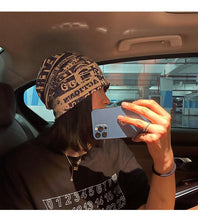 将图片加载到图库查看器，Unisex Beanie Hats Autumn Comfortable Cotton Hat  Men Retro Knitted Hat Women Balaclava Sports Kerchief Bobble Hat  Spring Knit Slouchy Lightweight Knit Hat Slouch Cap Casual Box Skellies Beanies Thin Bonnet Cap Autumn Casual Beanies Hat
