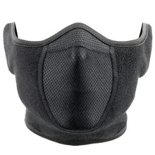 将图片加载到图库查看器，Unisex Breathable Black Half Ski Windproof Sport Mask Face Cover Ear Warmer For Winter Weather Men Running Thermal Masks Scarf Snowboard Ski Mask Neck Warmer
