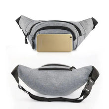 Load image into Gallery viewer, Unisex Casual Chest Belt Simple Waist Bag Adjustable Fanny Pack Pouch Outdoors Traveling Bag
