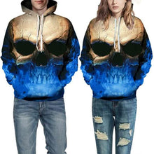 Load image into Gallery viewer, Unisex Characters Skull 3D Printed Hoodies

