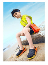 Load image into Gallery viewer, Unisex Childrens Sandals Breathable Shoes For Boys And Girls Cool Shoes Toddlers Clogs Child Summer Slides Slippers Indoor Outdoor Beach Pool Shower Colorful Sandals
