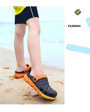 Load image into Gallery viewer, Unisex Childrens Sandals Breathable Shoes For Boys And Girls Cool Shoes Toddlers Clogs Child Summer Slides Slippers Indoor Outdoor Beach Pool Shower Colorful Sandals
