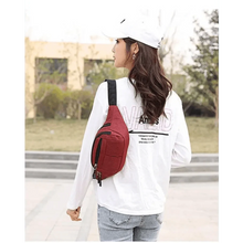 Load image into Gallery viewer, Unisex Classic Design Sports Fanny Pack Stylish Waist Bag Large Capacity Outdoor Travel Waist Bag
