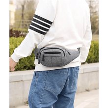 Load image into Gallery viewer, Unisex Classic Design Sports Fanny Pack Stylish Waist Bag Large Capacity Outdoor Travel Waist Bag
