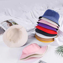 Load image into Gallery viewer, Unisex Double-faced Bucket Hat Colorful Sunscreen Women One Size Hat Outdoor Activities Modern Men Hats
