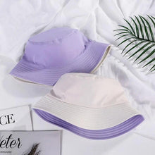 Load image into Gallery viewer, Unisex Double-faced Bucket Hat Colorful Sunscreen Women One Size Hat Outdoor Activities Modern Men Hats
