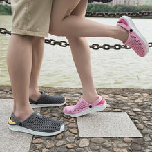 将图片加载到图库查看器，Unisex Fashion Beach Sandals Thick Sole Slipper Waterproof Anti-Slip Sandals Flip Flops Breathable Uppers Quick-Drying Garden Sandals Beach Slippers Slip On Clogs
