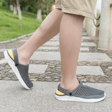 将图片加载到图库查看器，Unisex Fashion Beach Sandals Thick Sole Slipper Waterproof Anti-Slip Sandals Flip Flops Breathable Uppers Quick-Drying Garden Sandals Beach Slippers Slip On Clogs
