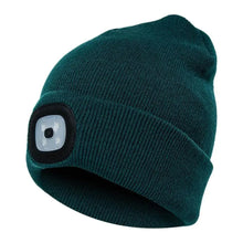 Load image into Gallery viewer, Unisex Fashion LED Light Knitted Hat For Men Women Trendy Elastic Beanie Cap Headlamp Winter Knit Lighted Headlight Headlamp Cap
