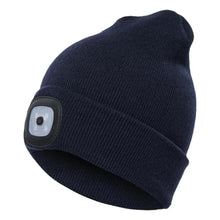 Load image into Gallery viewer, Unisex Fashion LED Light Knitted Hat For Men Women Trendy Elastic Beanie Cap Headlamp Winter Knit Lighted Headlight Headlamp Cap

