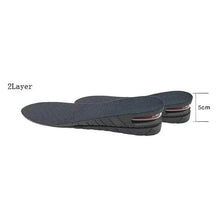 将图片加载到图库查看器，Unisex Height Increase Air Cushion 3-9cm Height Adjustable Cut Shoe Heel Insert Makes You Taller Foot Shoes Support
