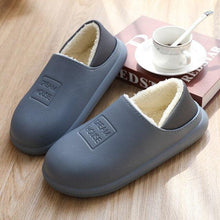 将图片加载到图库查看器，Unisex Home Shoes Winter Clogs Indoor Plush Warm Slippers Sandals For Women New Fashion Footwear Soft Slides Cozy Indoor Outdoor Knit Slipper Clog With Plush Warm Fur Lining Slippers For Women
