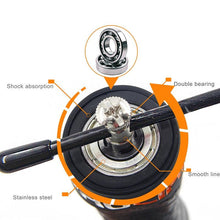 将图片加载到图库查看器，Unisex Jump Rope Speed Weighted Jump Ropes Adjustable Wire Skipping Rope Cable Ball Bearings Regular Rope With Extra Speed Cable Ball Bearings Anti-Slip Handle For Double Unders Outdoor Workout
