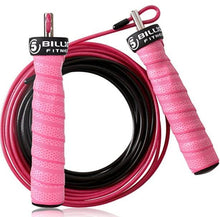 将图片加载到图库查看器，Unisex Jump Rope Speed Weighted Jump Ropes Adjustable Wire Skipping Rope Cable Ball Bearings Regular Rope With Extra Speed Cable Ball Bearings Anti-Slip Handle For Double Unders Outdoor Workout
