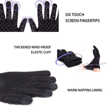 Load image into Gallery viewer, Unisex Knit 360¬∞ Whole Palm Touchscreen Antislip Gloves
