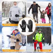 将图片加载到图库查看器，Unisex Leather Winter Warm Gloves
