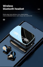 将图片加载到图库查看器，Unisex Lightweight Wireless Headphones Bluetooth 5.1 Headphones Waterproof Sport Earphone Headset Bluetooth Earpiece Sports Headphones Wireless Wearable Music Player Sweatproof Workout Portable Headphones LED Smart Screen Display Design
