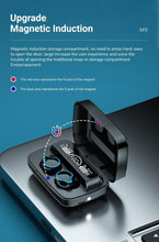 将图片加载到图库查看器，Unisex Lightweight Wireless Headphones Bluetooth 5.1 Headphones Waterproof Sport Earphone Headset Bluetooth Earpiece Sports Headphones Wireless Wearable Music Player Sweatproof Workout Portable Headphones LED Smart Screen Display Design
