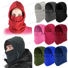 Load image into Gallery viewer, Unisex Polar Fleece Hood Hat Casual  Beanie Ski Snow Cap Snood Scarf Warmer Thermal Neckerchief Drawstring Soft Balaclava Pullover Knitted Beanie for Adults Men Women Ski Caps New Balaclava Party Mask Hat Caps For Skiing Bicycle Cycling Outdoor Headwarmer
