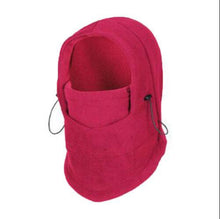 Load image into Gallery viewer, Unisex Polar Fleece Hood Hat Casual  Beanie Ski Snow Cap Snood Scarf Warmer Thermal Neckerchief Drawstring Soft Balaclava Pullover Knitted Beanie for Adults Men Women Ski Caps New Balaclava Party Mask Hat Caps For Skiing Bicycle Cycling Outdoor Headwarmer
