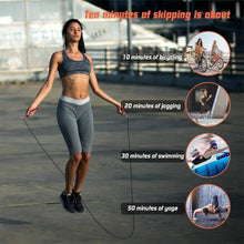 将图片加载到图库查看器，Unisex Professional Jumping Speed Men And Women Gym Pvc Skipping Rope Adjustable Fitness PVC Skipping Rope For Speed Training Cardio Home Workout Exercise Fitness
