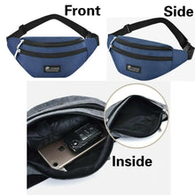 Load image into Gallery viewer, Unisex Retro Fanny Pack  Unique Design Waist Bag Adjustable Belt Waterproof Travel Bag Sports Chest Bag
