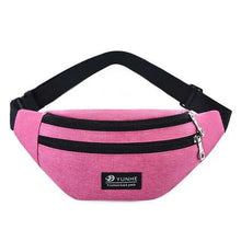 Load image into Gallery viewer, Unisex Retro Fanny Pack  Unique Design Waist Bag Adjustable Belt Waterproof Travel Bag Sports Chest Bag

